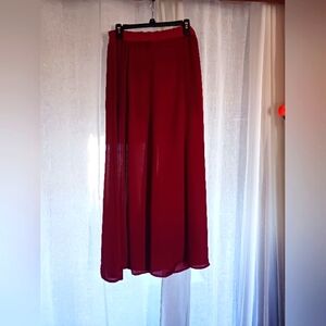 Heartsoul sheer maxi skirt